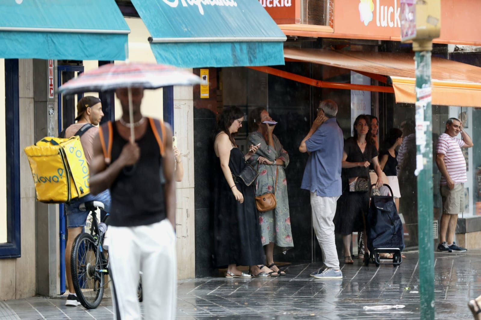 FOTOS | Fuertes lluvias en Valencia