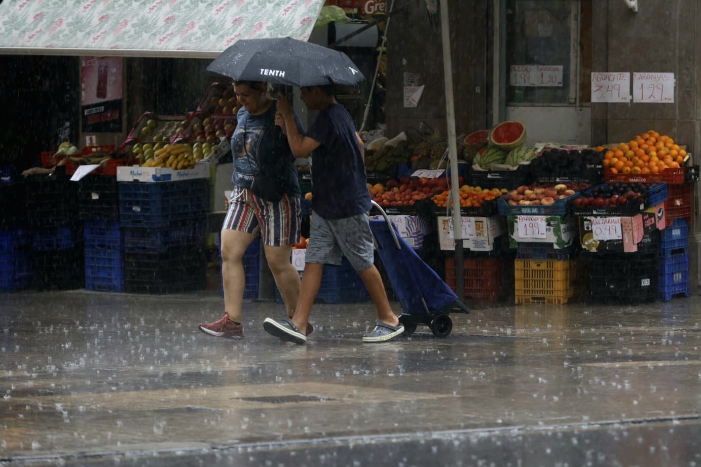 FOTOS | Fuertes lluvias en Valencia