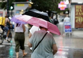 Lluvias en Valencia.
