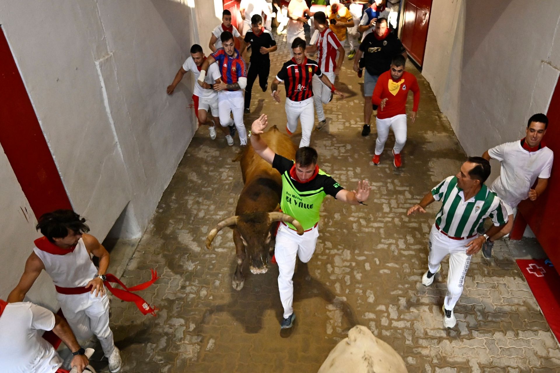 FOTOS | Séptimo encierro de San Fermín 2025