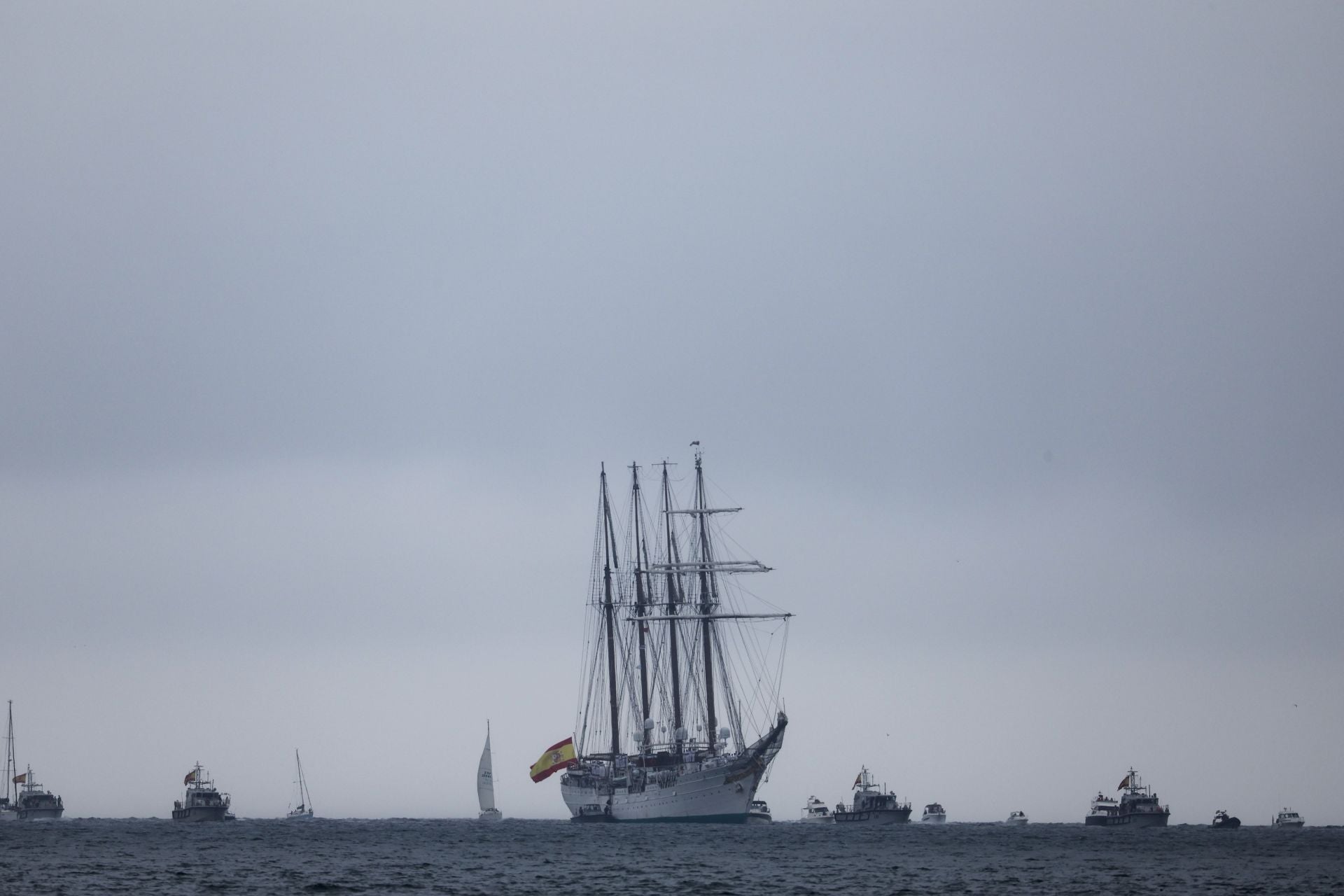 Fotos: La princesa Leonor llega a Marín y finaliza su crucero de instrucción a bordo de Elcano