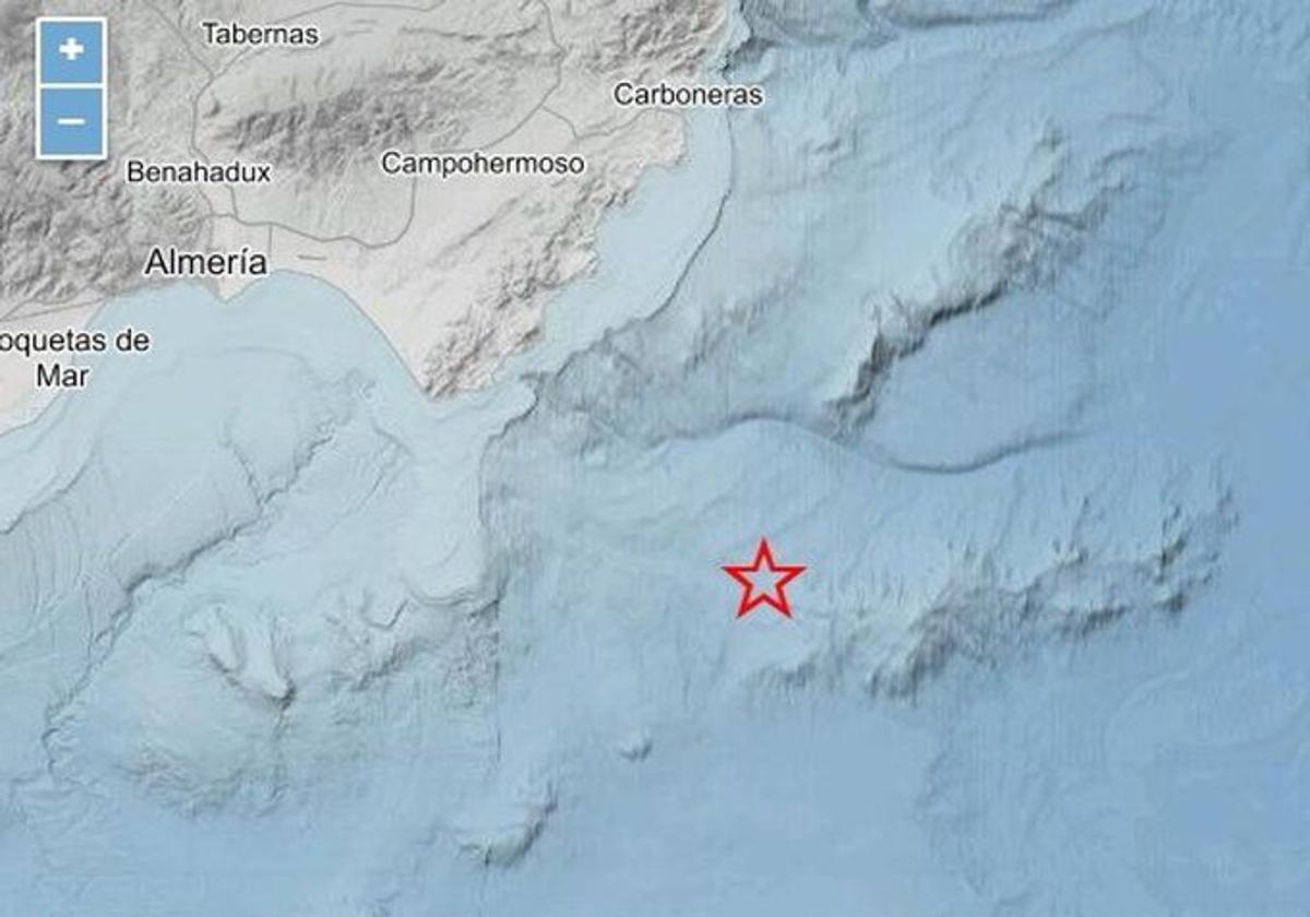 Un terremoto de 5,5 en el Mediterráneo sacude Almería