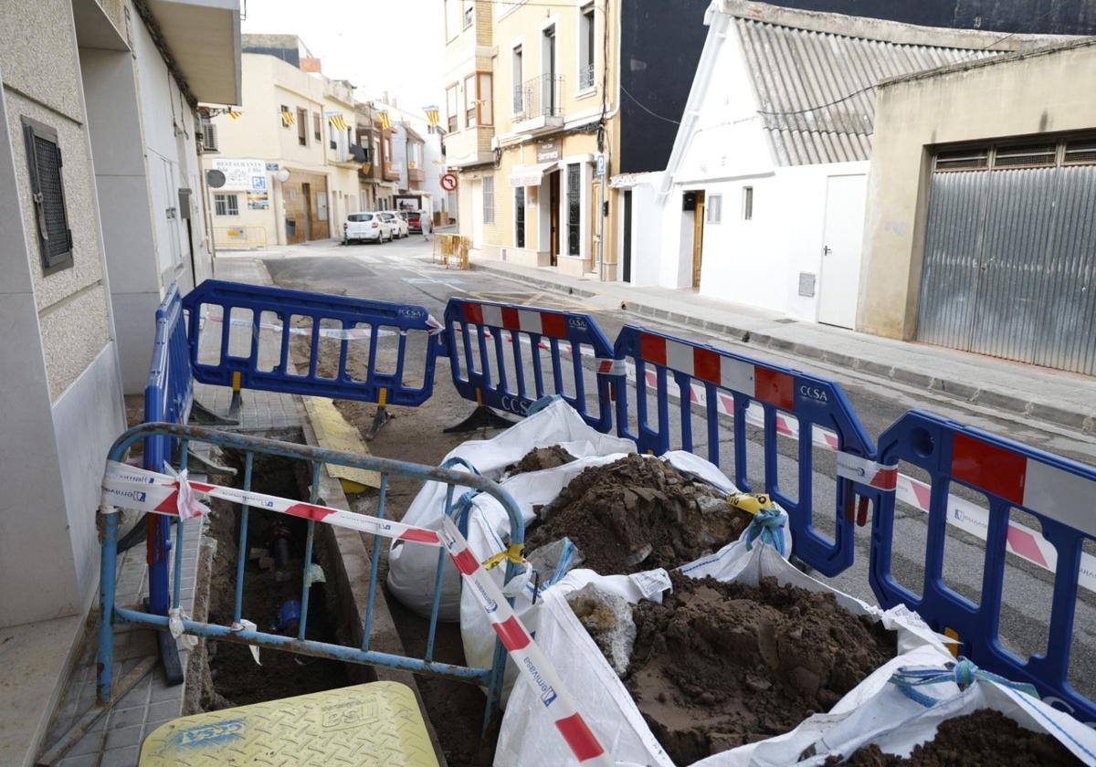 Nuevo reventón de una tubería de agua en El Palmar