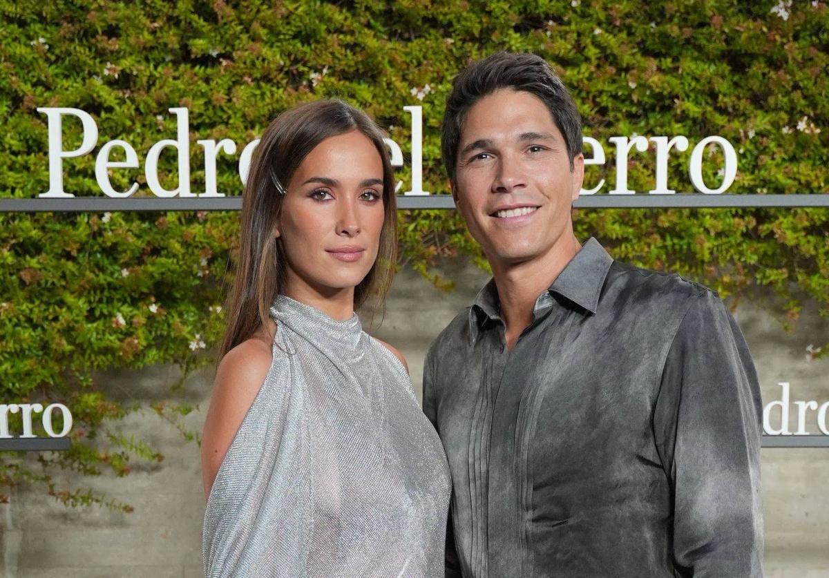 María Pombo y Pablo Castellano en elaniversario de Pedro del Hierro.