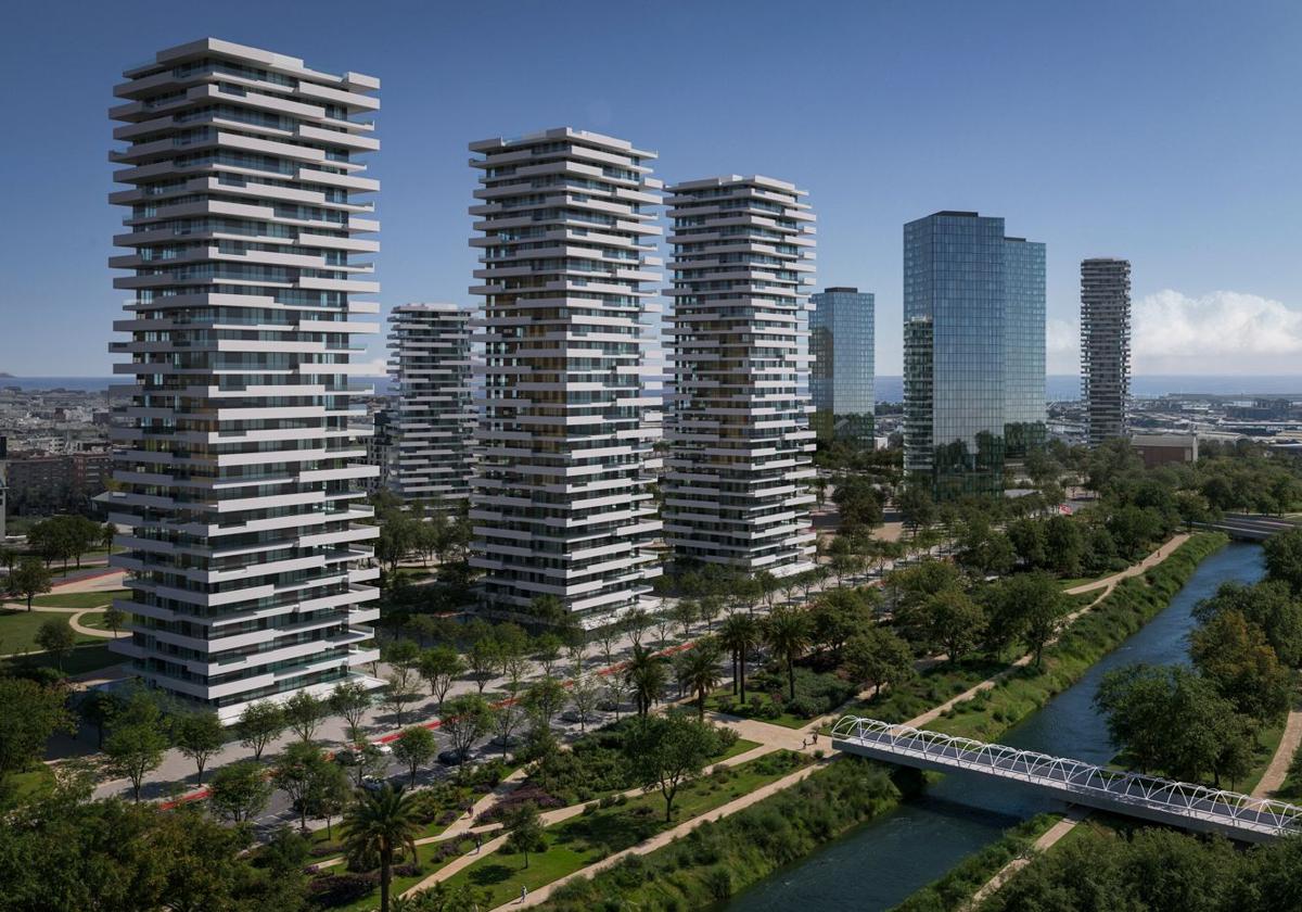 Fotos: Así será el PAI del Grao que alargará la avenida de Francia de Valencia hasta el mar a través de jardines con 3.000 nuevas viviendas