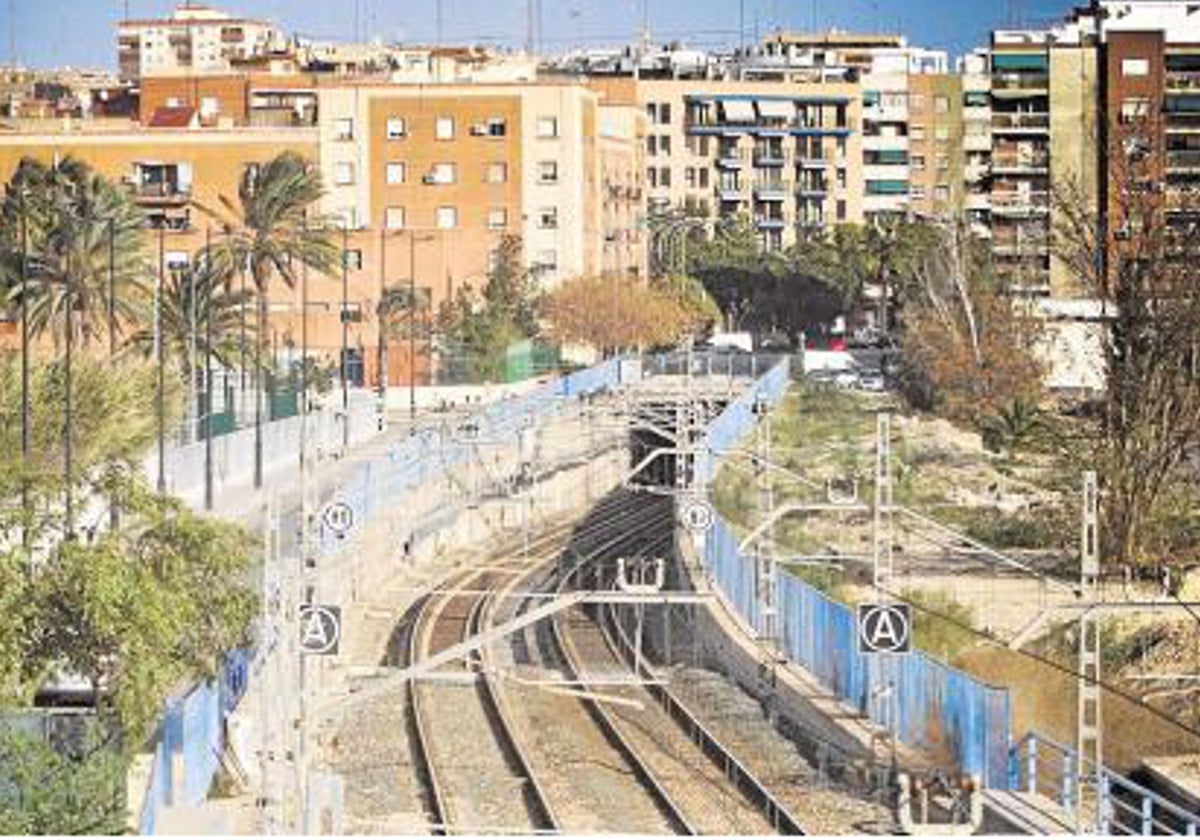 Vías de Serrería.