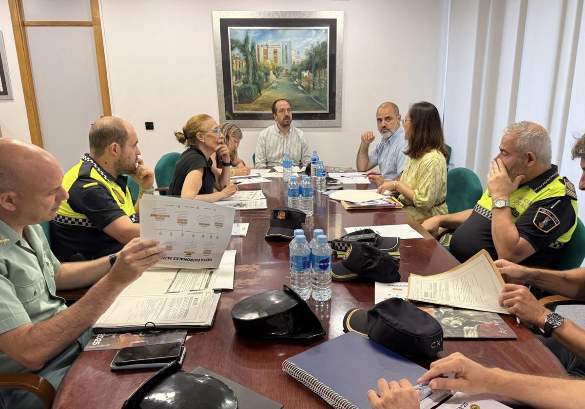 Reunión de la Jnta Local de Seguridad de Aldaia.