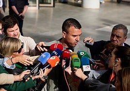 Mompó acude a la ciudad de la Justicia para delcarar como testigo en el juicio de la Dana.