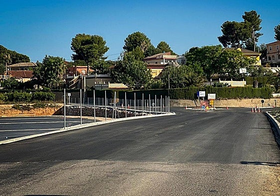 Uno de los caminos ya reparado.