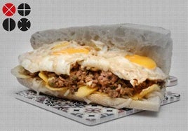 Uno de los bocadillos participantes.