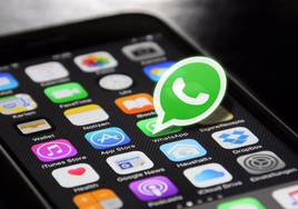 Aplicación WhatsApp en el móvil.