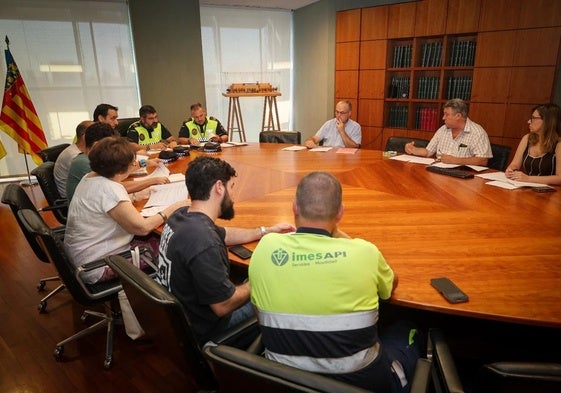 Reunión del dispositivo de seguridad.