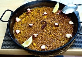 El arroz es el plato estrella de la carta.