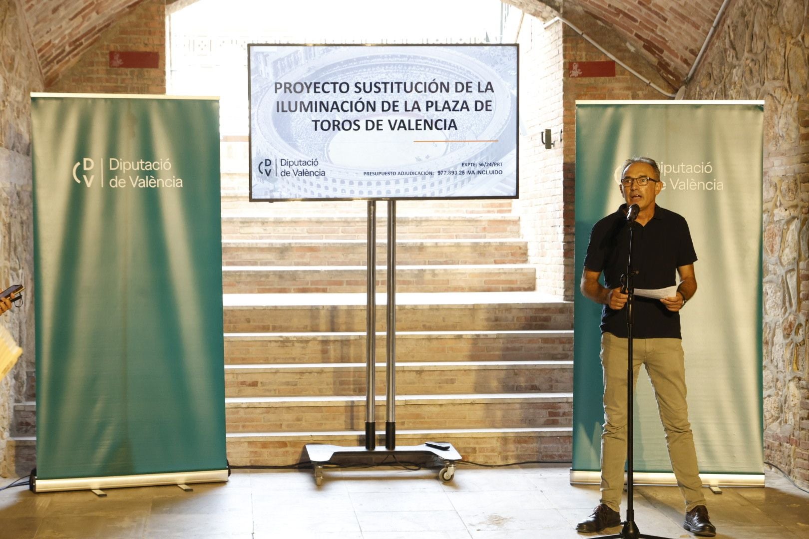 Fotos de las obras de la plaza de toros de Valencia