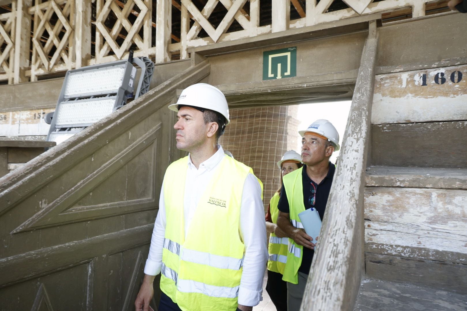 Fotos de las obras de la plaza de toros de Valencia
