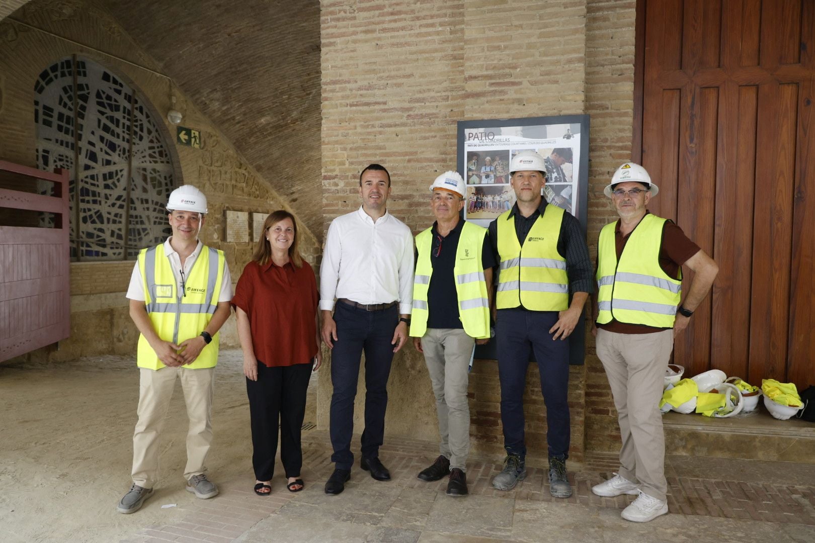 Fotos de las obras de la plaza de toros de Valencia
