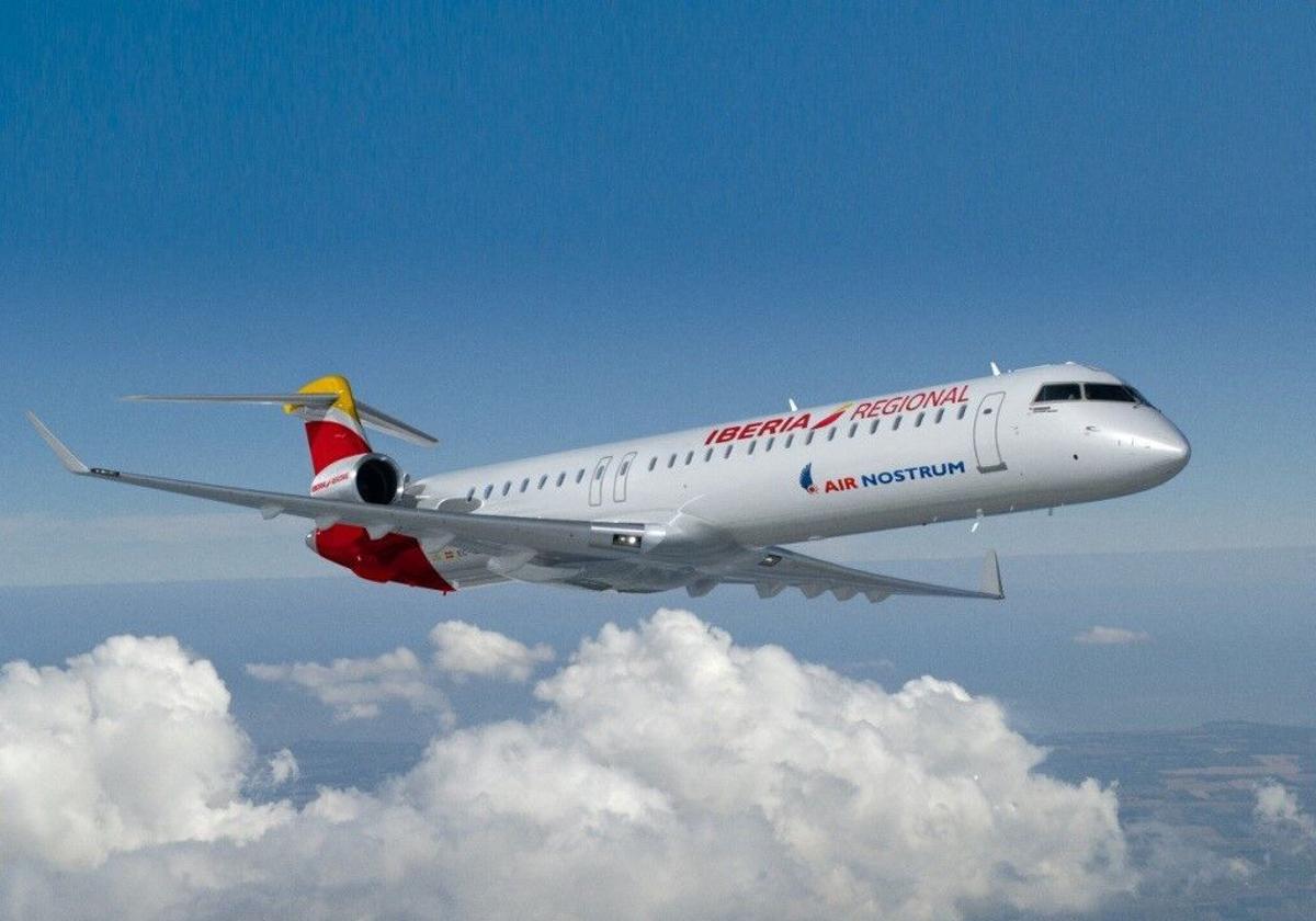 Avión de Air Nostrum.