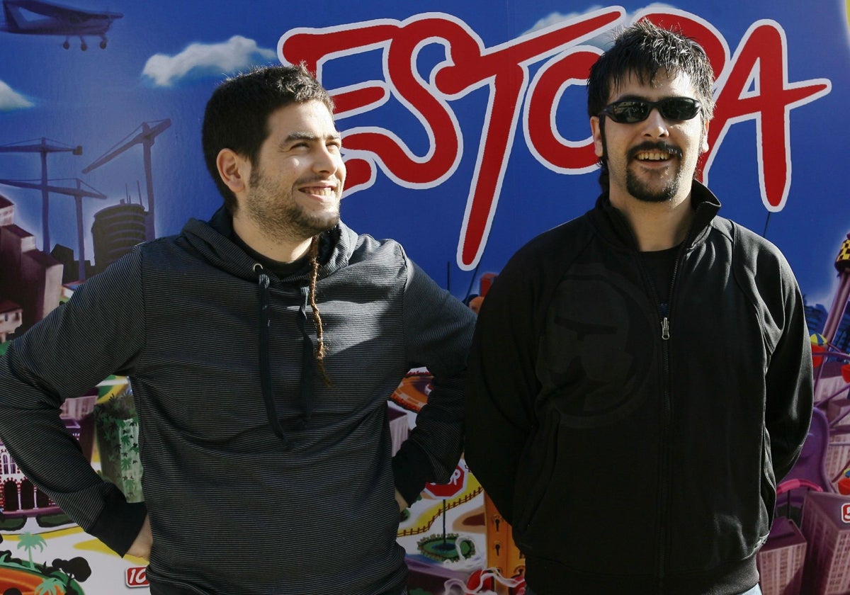 Estopa en la presentación de su noveno disco.