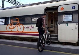 Los viajeros podrán llevar bicicletas sin desmontar en trenes Avant de Renfe