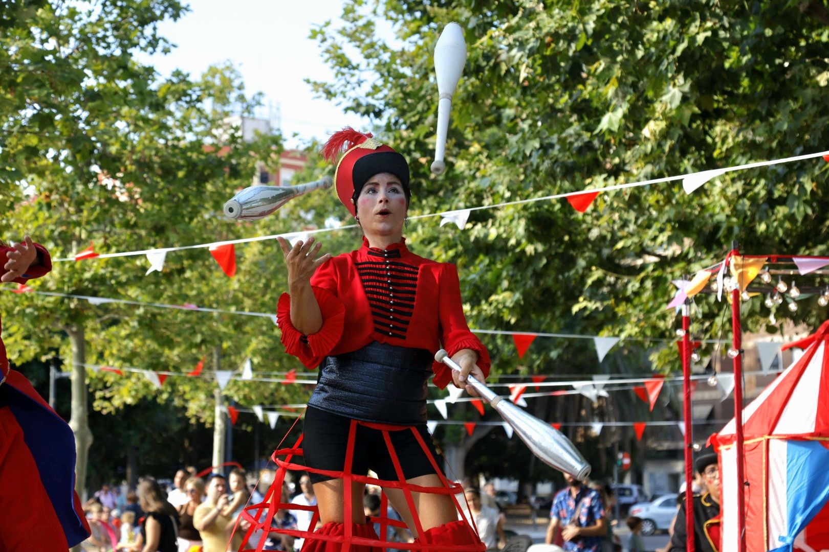 El circo, en el Parque central