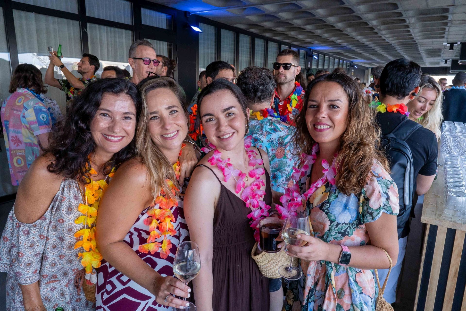 Angela Valero de Palma, Nereida Riera, Patricia D. Caletrio y Susana Calvo.