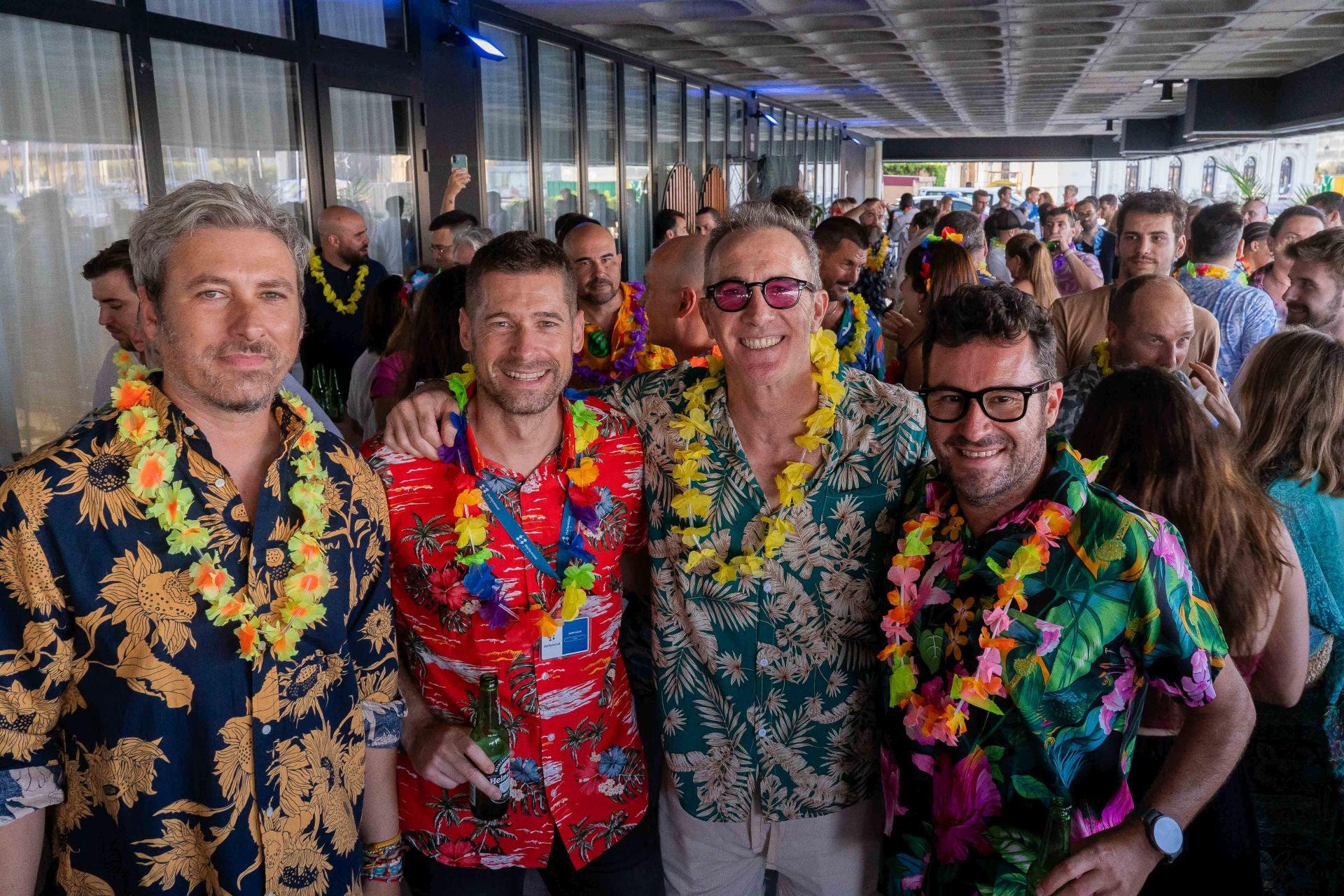 Francesc Pons, Juanvi Aguas, Quique Calabuig y Ricardo Orts.