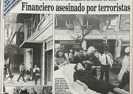 Informaciones sobre los tres atentados publicadas en LAS PROVINCIAS.