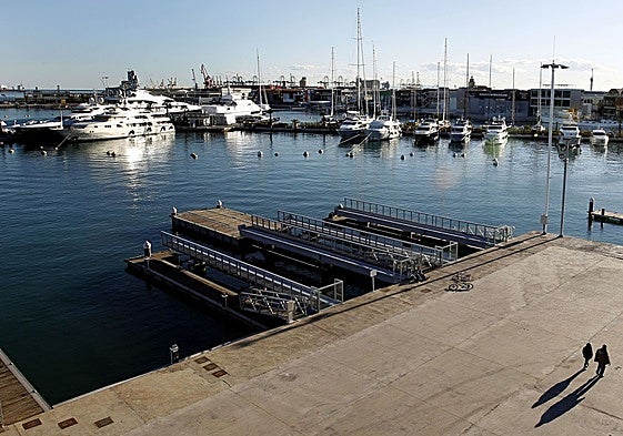 La agresión sexual a las dos menores se produjo en la zona de los pantalanes de la Marina Real de Valencia.