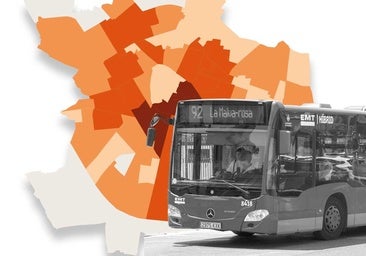 La EMT vira hacia el Marítimo mientras 'se olvida' de las pedanías y barrios periféricos