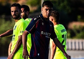 Edgar Alcañiz, en el partido contra el Johor.