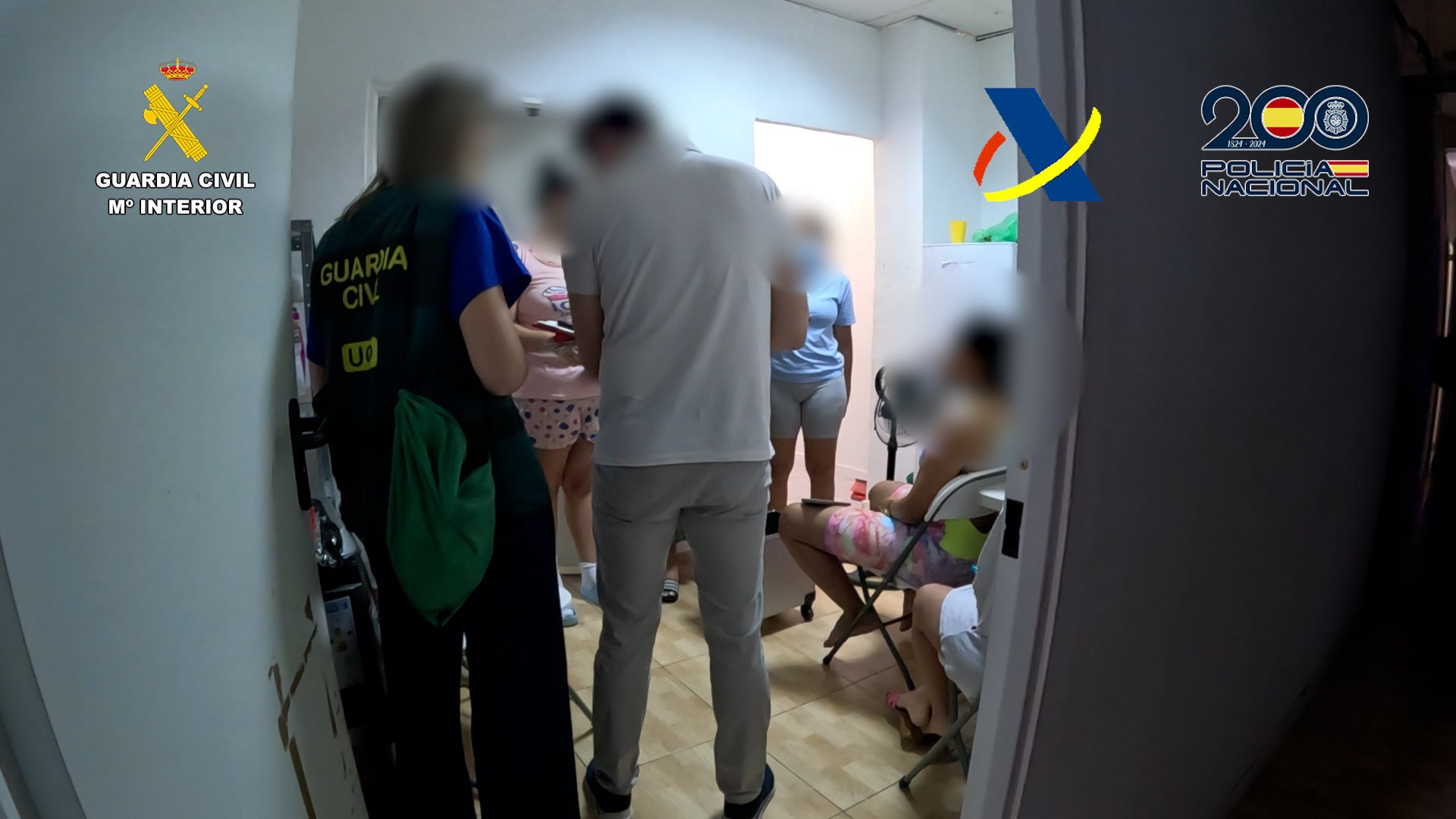 Una de las viviendas con las mujeres explotadas.
