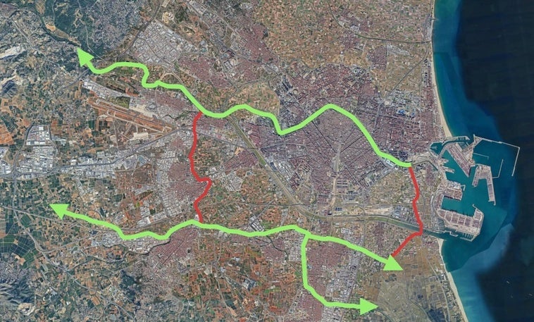 Los parques inundables que protegerán Valencia de las riadas costarán 150 millones y tendrán una ciclovía que los unirá