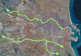 Los parques inundables que protegerán Valencia de las riadas costarán 150 millones y tendrán una ciclovía que los unirá