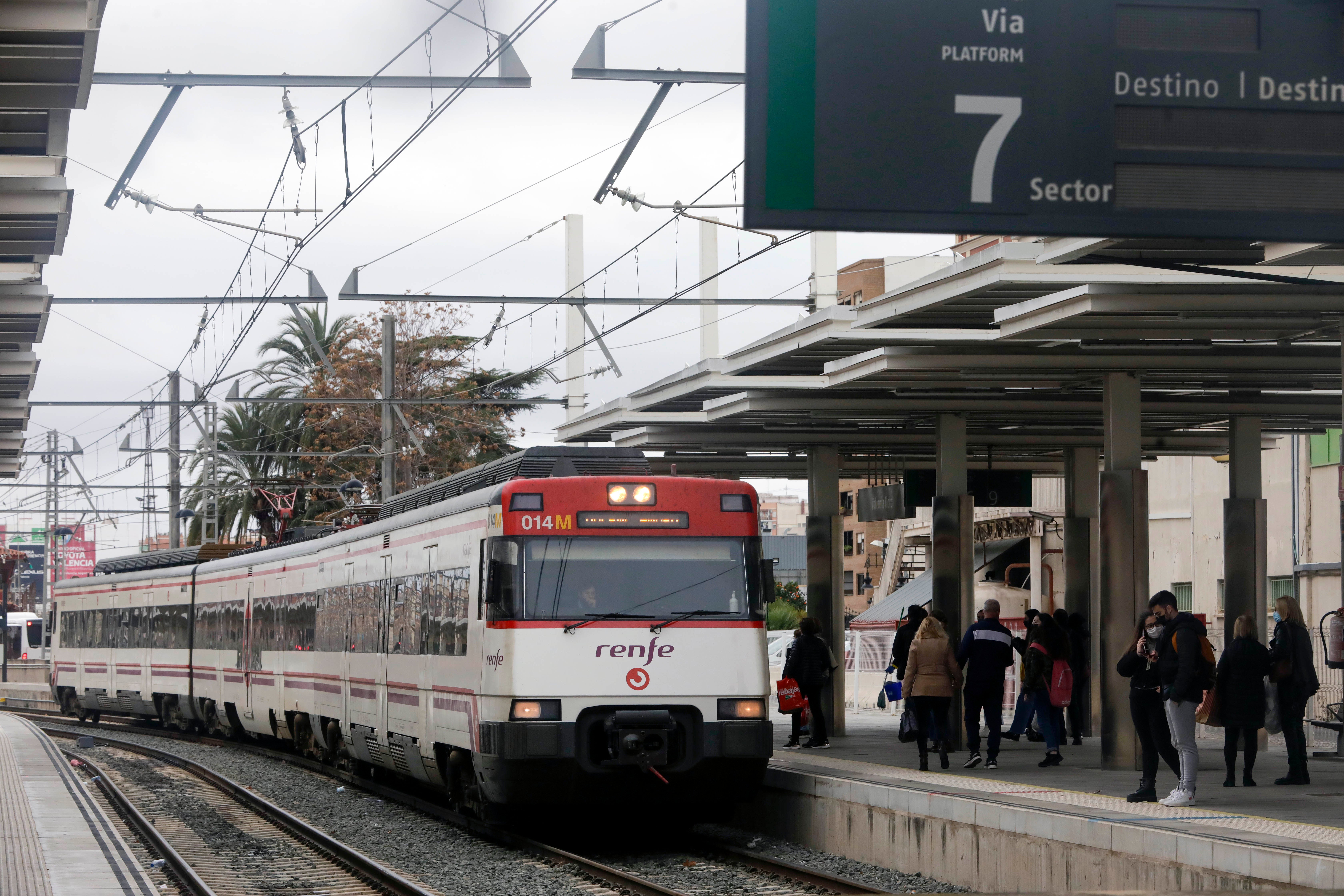 Un tren de cercanías.