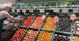 Melocotones, nectarinas, albaricoques, paraguayos en Consum.