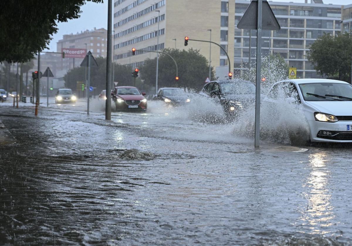 Lluvias en Castellón, en una imagen de archivo.