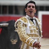 Alejandro Talavante durante una faena en Francia.