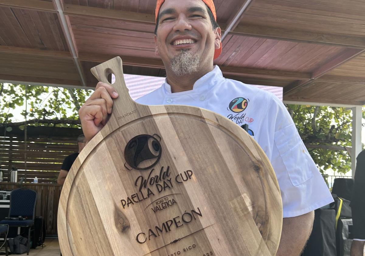 Roger Sandoval, el chef de Puerto Rico que quiere revalidar el título conseguido en 2024 por su compatriota Joe Padilla el pasado año.
