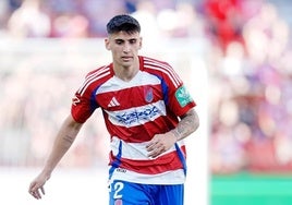 Rubén Sánchez, durante un partido la temporada pasada.