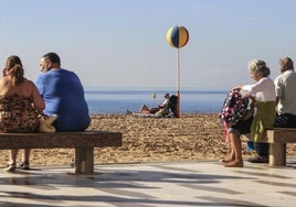 Playa de Levante, en Benidorm.