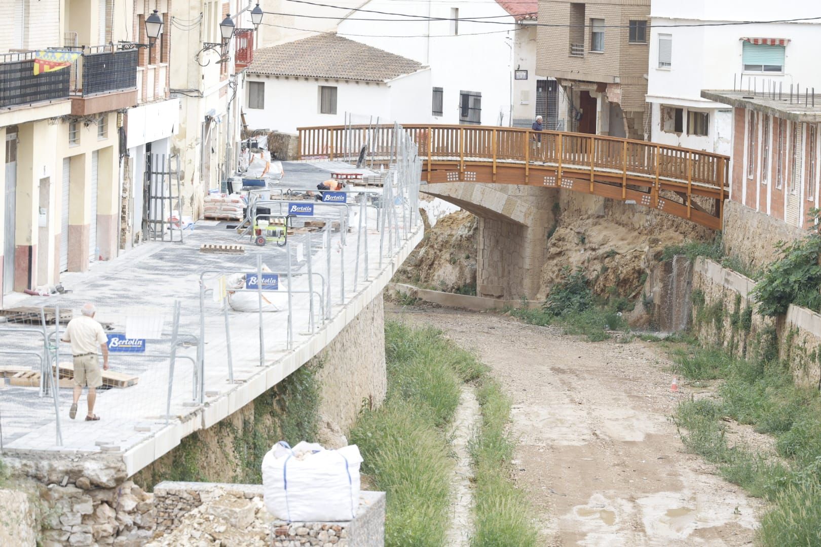 La tormenta aviva el temor en Chiva por el retraso de las obras en el barranco