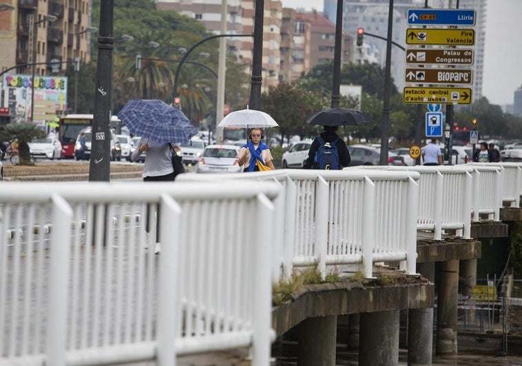 Las localidades de la Comunitat Valenciana donde más ha llovido este jueves: hasta 23,2 l/m2