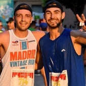 Dos corredores, tras la 10k Alboraya.