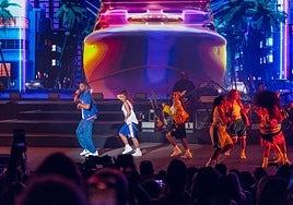 Will Smith, en plena actuación.