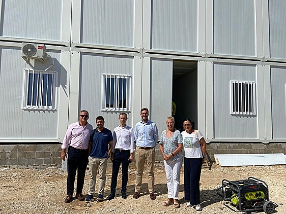 Visita a los trabajos que se están realizando en Algemesí.