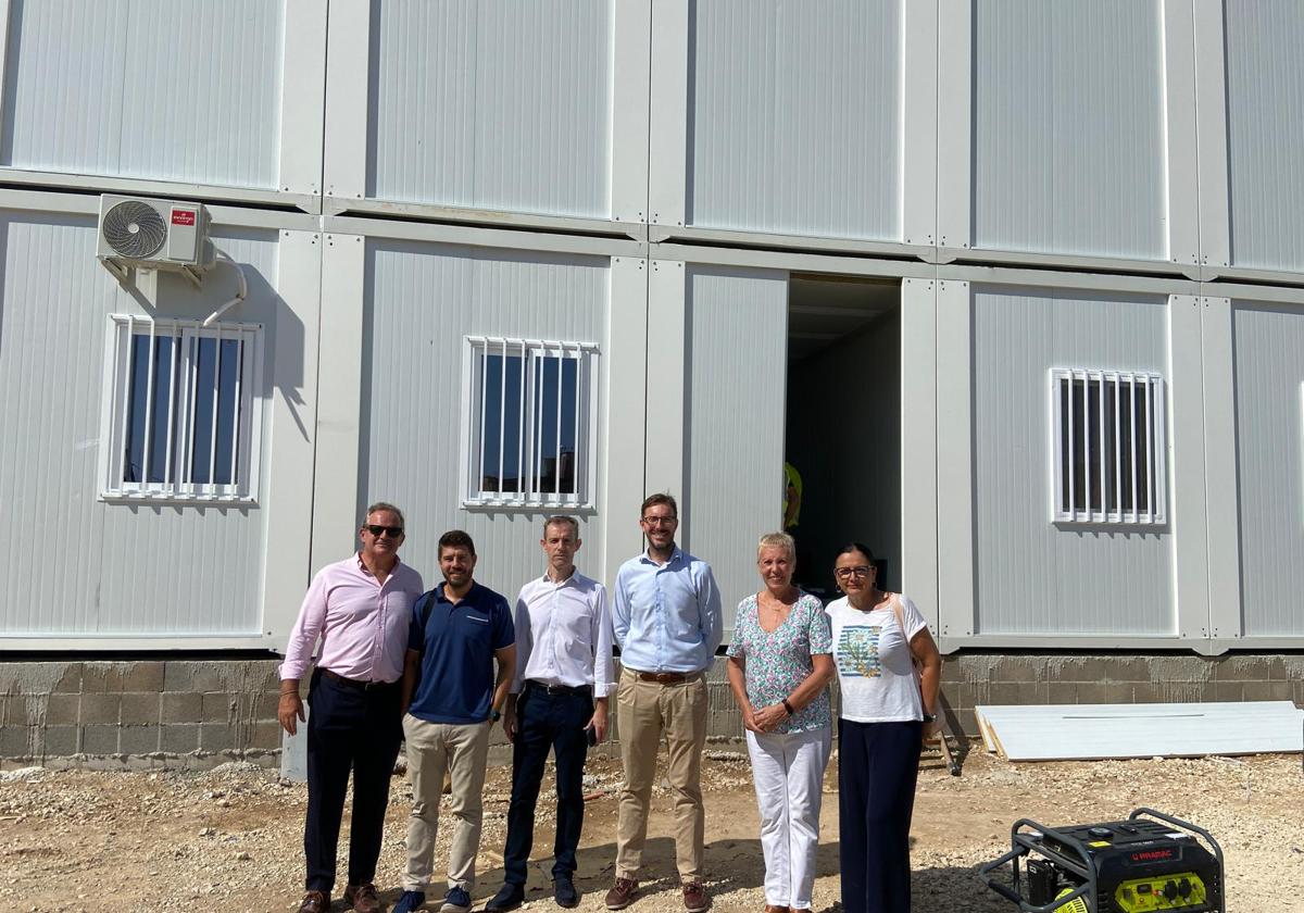 Visita a los trabajos que se están realizando en Algemesí.