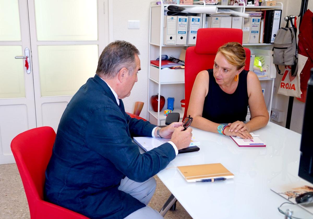 Gan Pampols y Eva Sanz, este lunes.