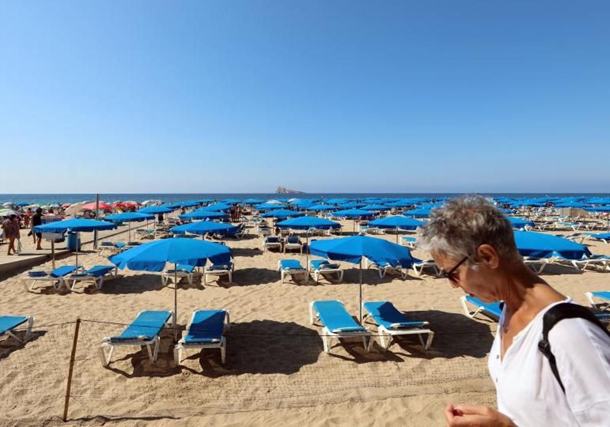 Playa de Benidorm.