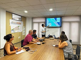 Reunión para concretar los planes de emergencias.