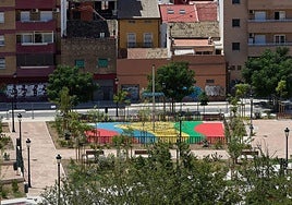 Parque del PAI del Cuartel de Ingenieros de la calle San Vicente Mártir.